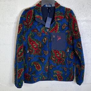 Polo Ralph Lauren Men's Paisley Pile Fleece Jacket navy small $398